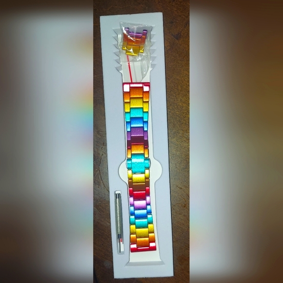 Unknown Jewelry - Colorful Rainbow Metallic Smart Watch Band